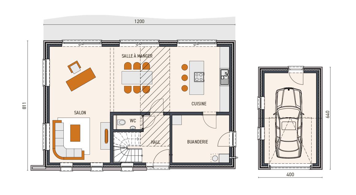 Ecostyle 01 plan rez et garage